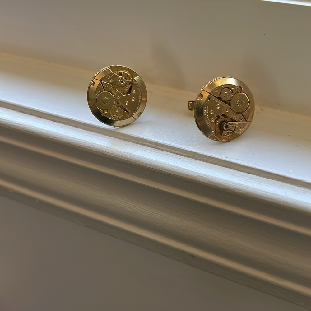 Mechanical Clock Movement Cufflinks - image 4